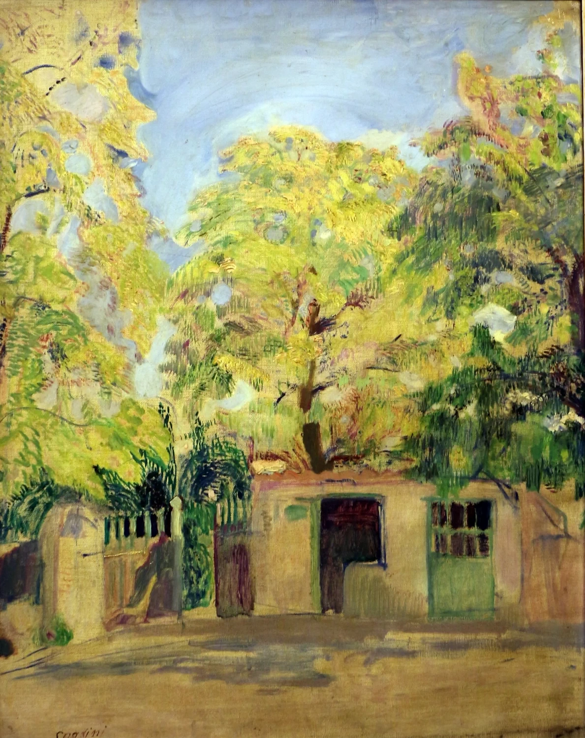 Alberi e costruzioni - Galleria d'Arte Moderna, Villa Reale di Milano